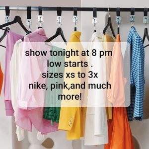 Posh show live at 8pm low starts
